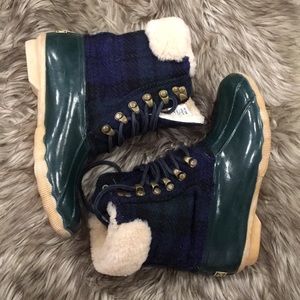 Women’s Sperry Plaid Duck Boots